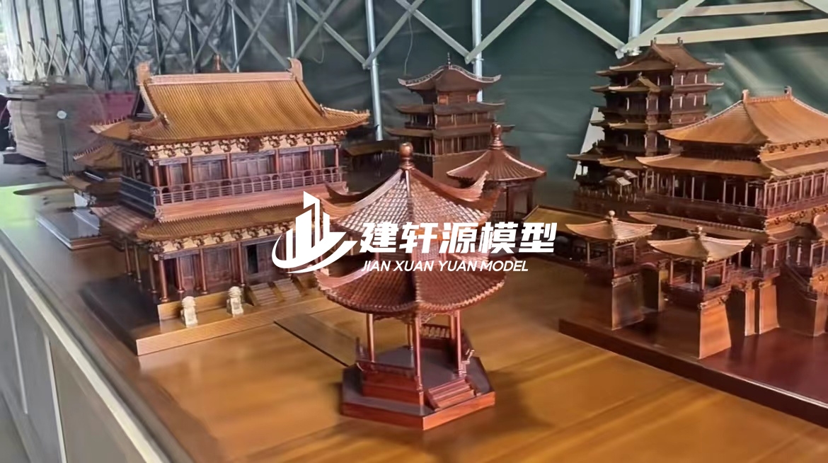新城子古建模型制作